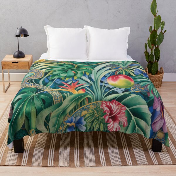 Item preview, Tropical Paradise Garden – Lush Botanical Pattern designed and sold by KiraChie.