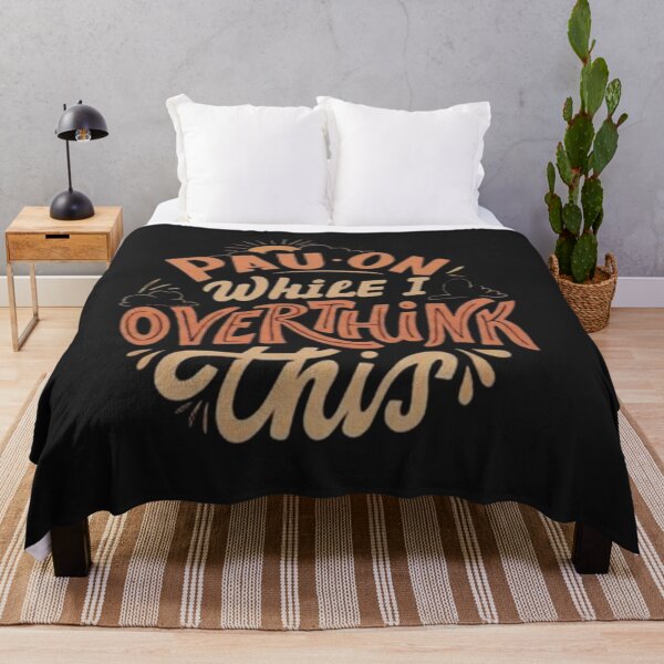 Item preview, Pause While I Overthink This – Hand Lettered Motivational Quote Typography Art Tags designed and sold by anandsiva2703.