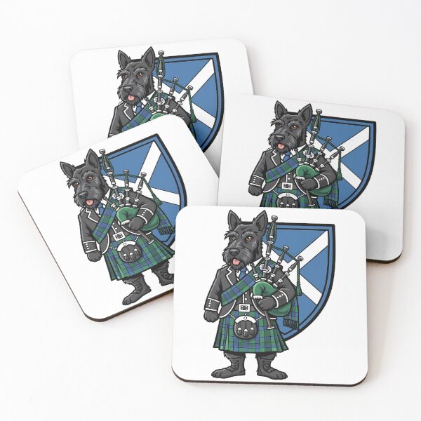 Item preview, Scottish Terrier Bagpipes Kilt Scotland designed and sold by k3rstman1.
