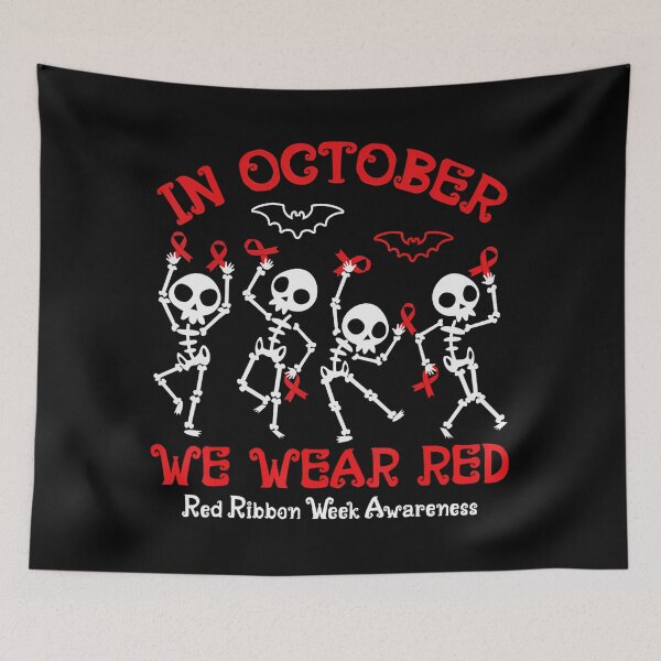 Item preview, Red Vintage 90s We Support Quote In Month October Wear designed and sold by AdelhenLang.