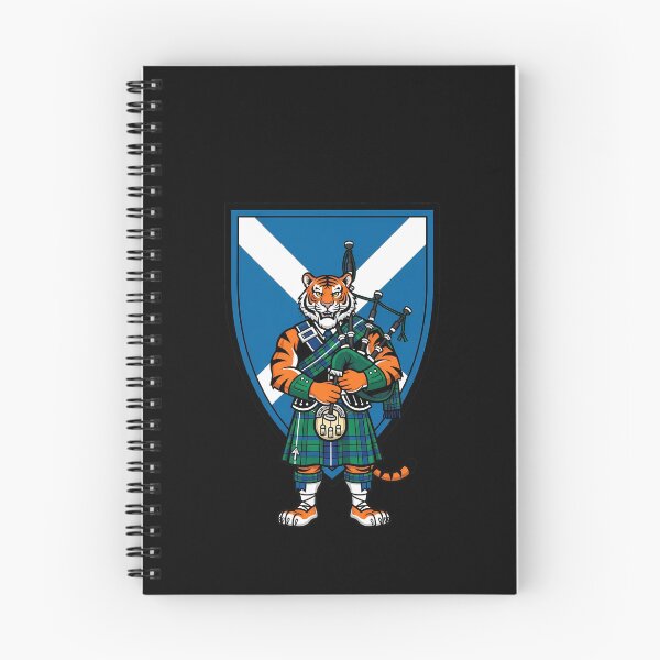 Item preview, Scottish Tiger Bagpiper Kilt Mascot designed and sold by k3rstman1.