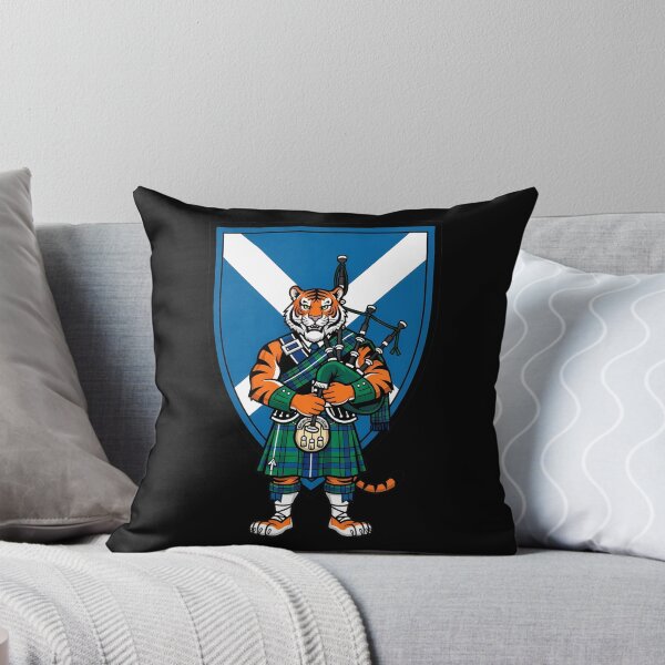 Item preview, Scottish Tiger Bagpiper Kilt Mascot designed and sold by k3rstman1.