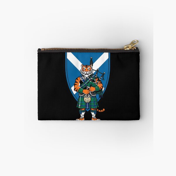 Item preview, Scottish Tiger Bagpiper Kilt Mascot designed and sold by k3rstman1.