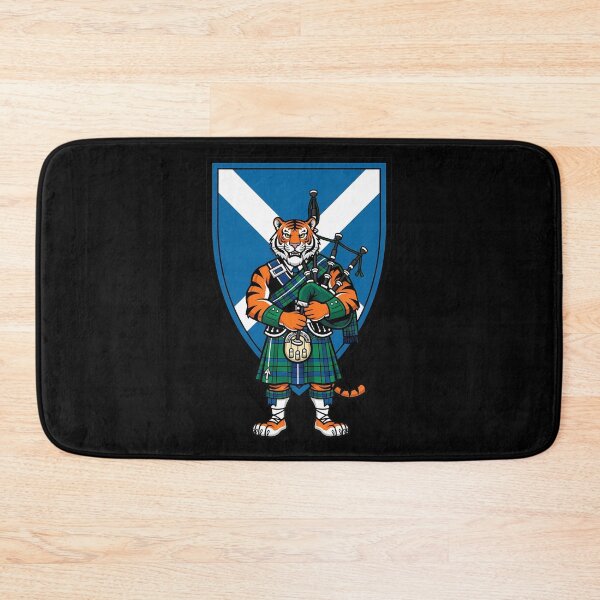 Item preview, Scottish Tiger Bagpiper Kilt Mascot designed and sold by k3rstman1.