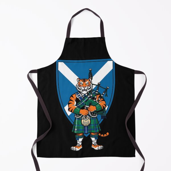 Item preview, Scottish Tiger Bagpiper Kilt Mascot designed and sold by k3rstman1.