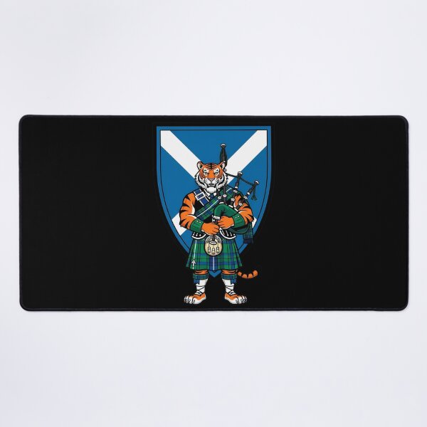 Item preview, Scottish Tiger Bagpiper Kilt Mascot designed and sold by k3rstman1.