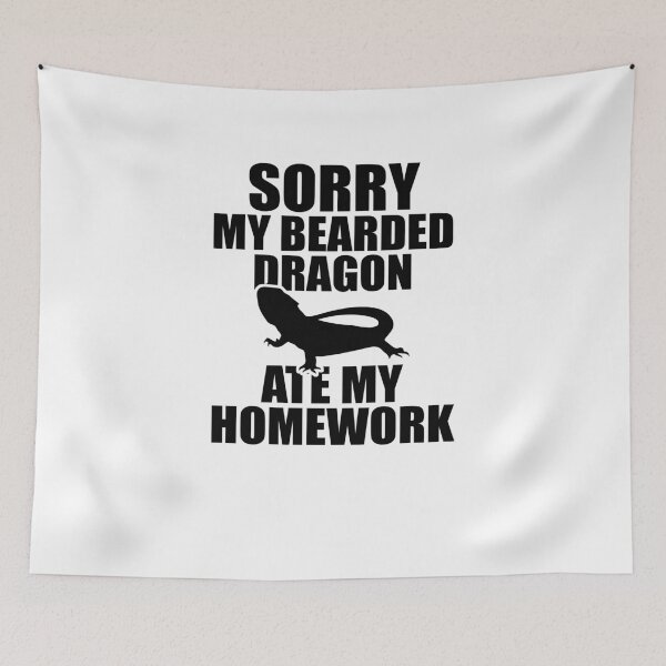 Item preview, Sorry My Bearded Dragon Ate My Homework V2 designed and sold by TeeTimeGuys.