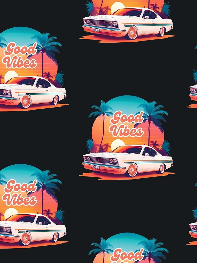 Thumbnail 3 of 3, Scarf, Good Vibes Sunset Ride designed and sold by BELEAFCREATIV1.