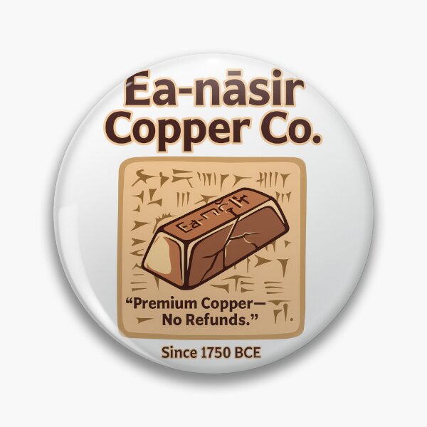 Item preview, Ea-nāsir Copper Tablet Sumerian History designed and sold by k3rstman1.