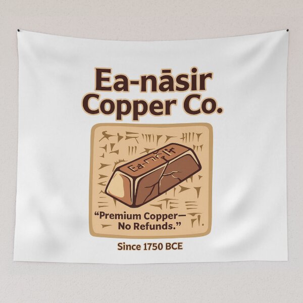 Item preview, Ea-nāsir Copper Tablet Sumerian History designed and sold by k3rstman1.