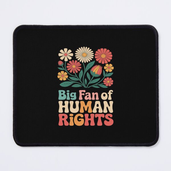 Item preview, Big Fan Of Human Rights Protest Floral designed and sold by petrichorsworld.