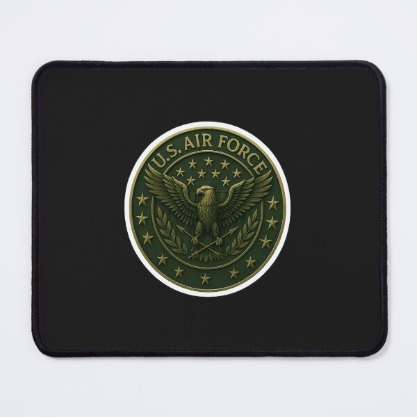 Item preview, 250th Anniversary of the USA - U.S. Air Force – Dark Green & Gold Emblem Sticker designed and sold by Collins Design.