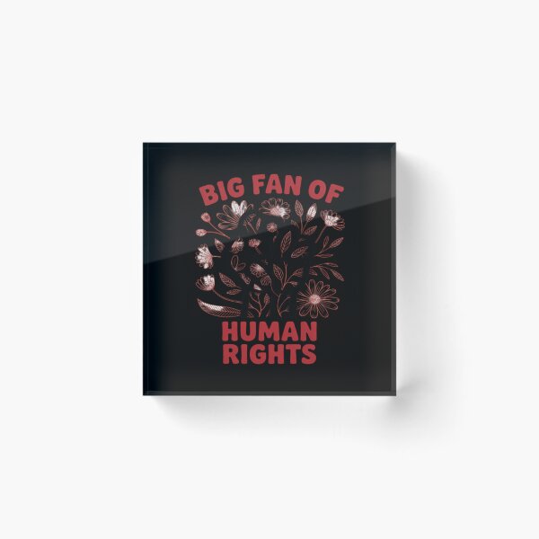 Item preview, Big Fan Of Human Rights, Equality Social Justice designed and sold by petrichorsworld.