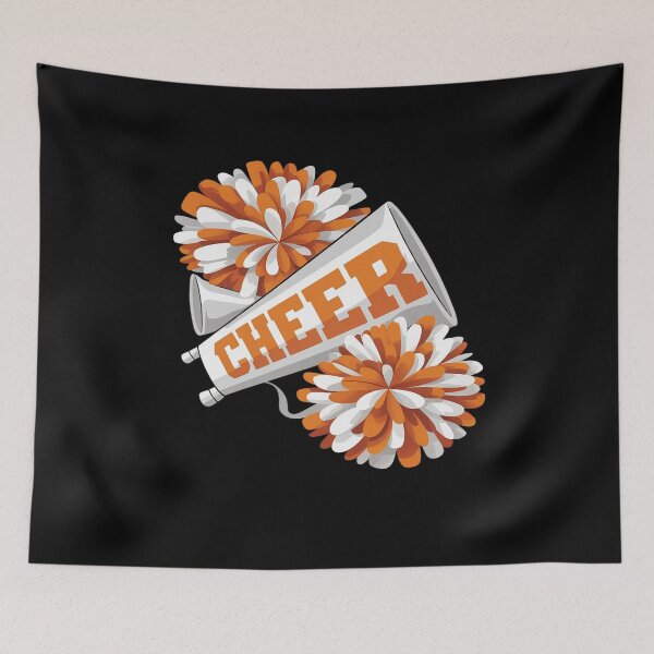 Item preview, Tigers Cheerleading Back To School Cheer Team Spirit Orange designed and sold by AmparoBoyle.