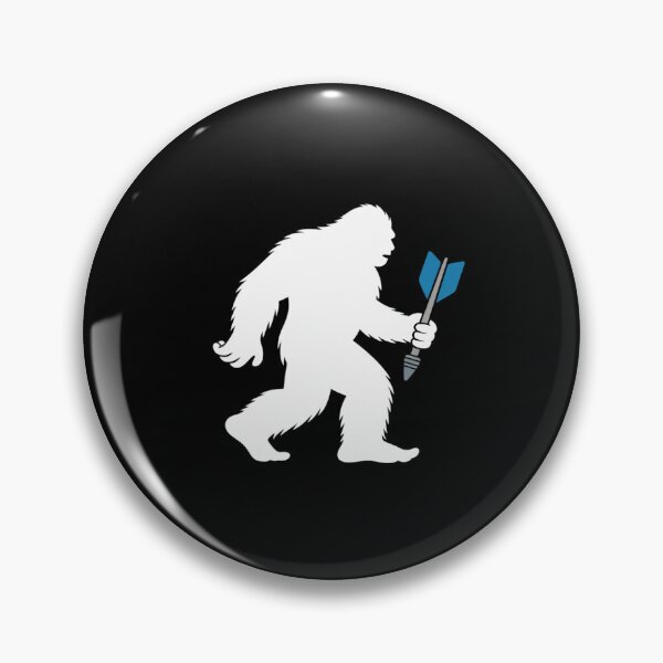 Item preview, Bigfoot Darts Player Dartsmith Sasquatch Dartist designed and sold by petrichorsworld.