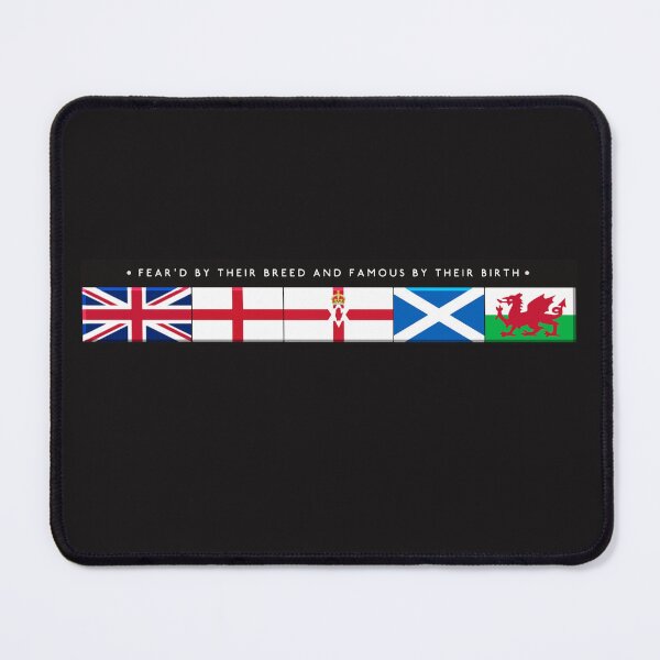 Item preview, British Unified Patriotic Slogan Shakespeare Quote Stylised Medal Ribbon designed and sold by NickWhittleArt.
