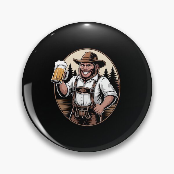 Item preview, Bigfoot in Lederhosen Oktoberfest German Beer designed and sold by KingsLife1994.