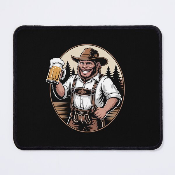 Item preview, Bigfoot in Lederhosen Oktoberfest German Beer designed and sold by KingsLife1994.
