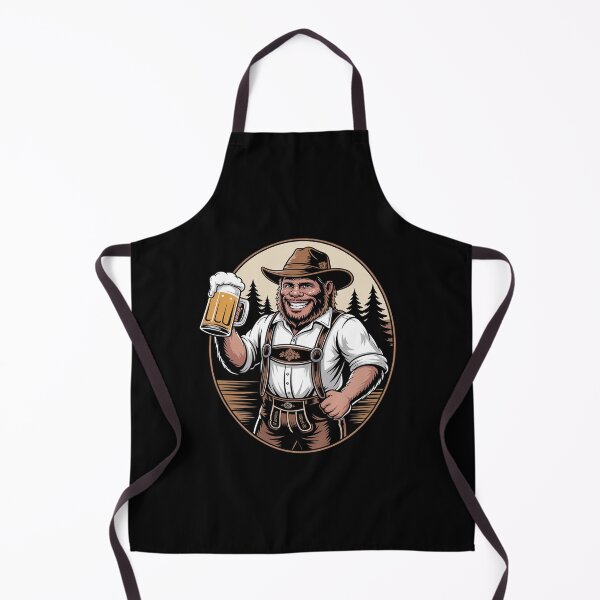 Item preview, Bigfoot in Lederhosen Oktoberfest German Beer designed and sold by KingsLife1994.
