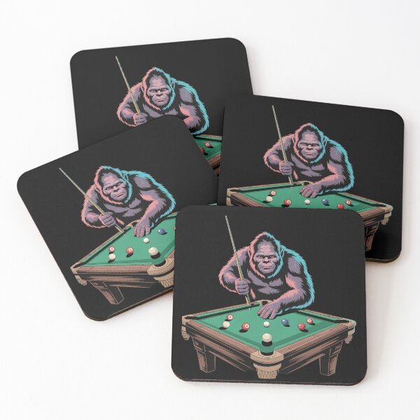 Artikelvorschau, Bigfoot Sasquatch Billard Poolspieler entworfen und verkauft von KingsLife1994.