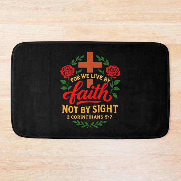 Item preview, 2 Corinthians 5:7 For We Live By Faith Not By Sight designed and sold by plushism.