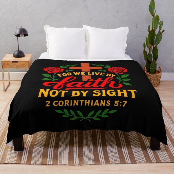Item preview, 2 Corinthians 5:7 For We Live By Faith Not By Sight designed and sold by plushism.