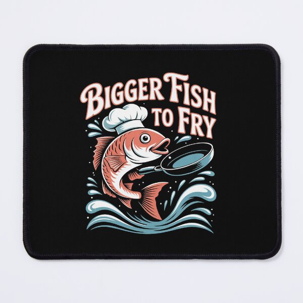 Item preview, Bigger Fish to Fry Funny Salmon Chef designed and sold by KingsLife1994.