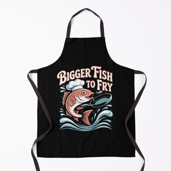 Item preview, Bigger Fish to Fry Funny Salmon Chef designed and sold by KingsLife1994.