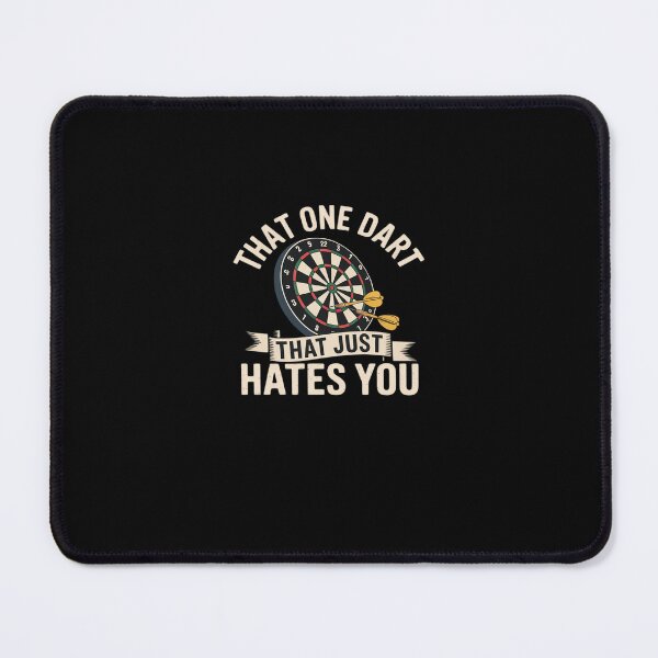 Item preview, That One Dart That Just Hates You Funny Darts Problems Black Modern Sports designed and sold by FranzFriesen.