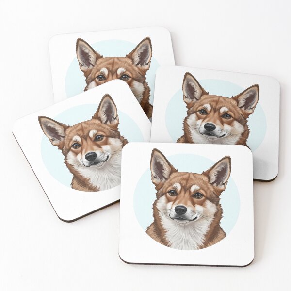 Item preview, Norwegian Lundehund Dog Head Canine Pet designed and sold by k3rstman1.