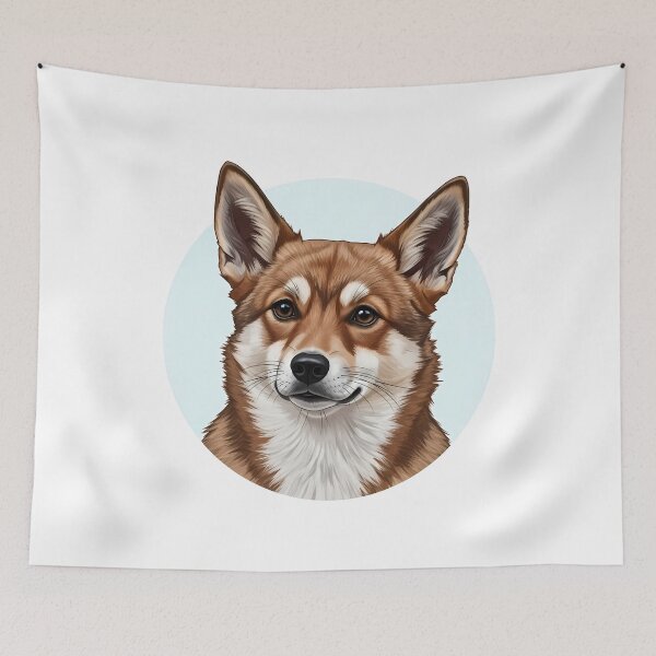 Item preview, Norwegian Lundehund Dog Head Canine Pet designed and sold by k3rstman1.