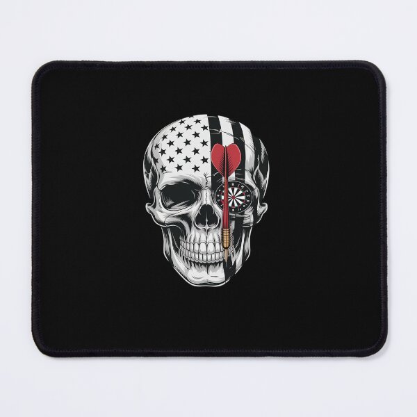 Item preview, Skull American Flag Darts Board Throwing Sports Player designed and sold by khorbiasieno.