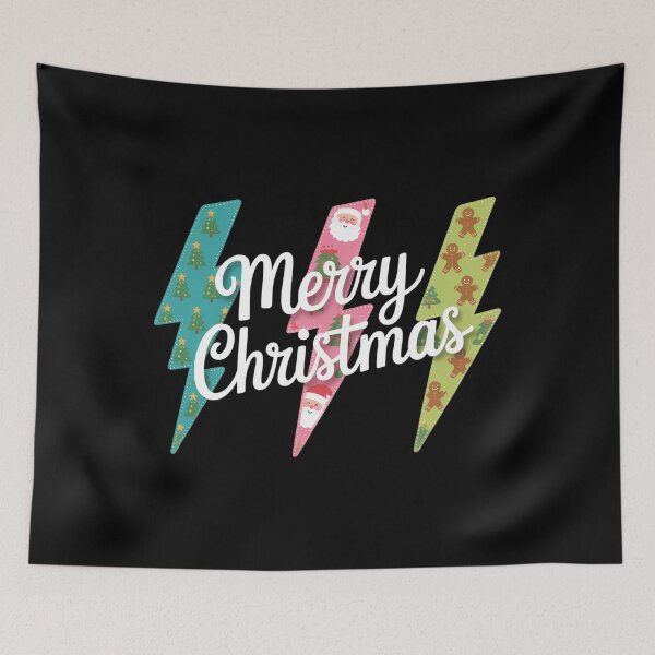Item preview, Lightning Merry Christmas designed and sold by Bandikonsalez.
