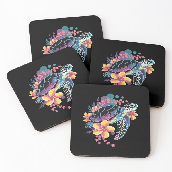 Item preview, Sea Turtle Hawaiian Flowers Hawaii Scuba Diving Diver designed and sold by AmparoBoyle.