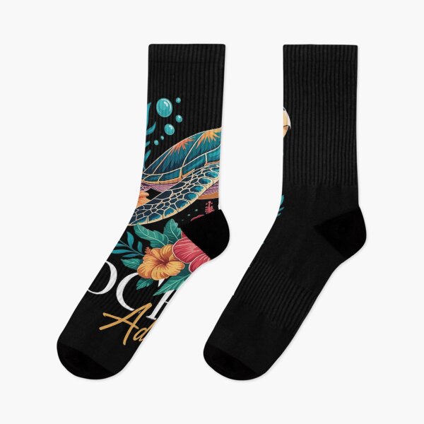 Item preview, Sea Turtle Flowers Ocean Scuba Diving Diver Surfer designed and sold by marcusry.