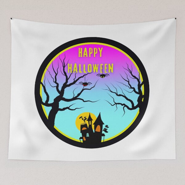 Item preview, Spooky Halloween Witch Glow Art designed and sold by ExploreAura Studio.