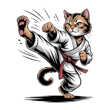 Artwork thumbnail, Fighting Cat by SilexStudio