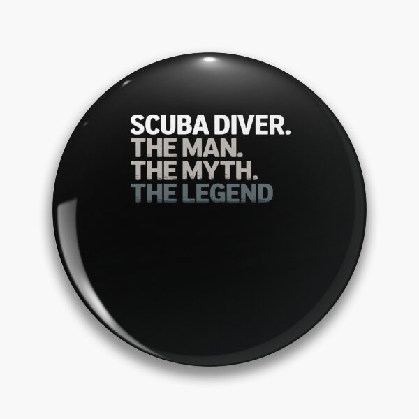 Item preview, Scuba Diver Diving The Man Myth Legend designed and sold by HaileyRobel.