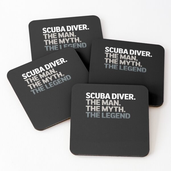 Item preview, Scuba Diver Diving The Man Myth Legend designed and sold by HaileyRobel.