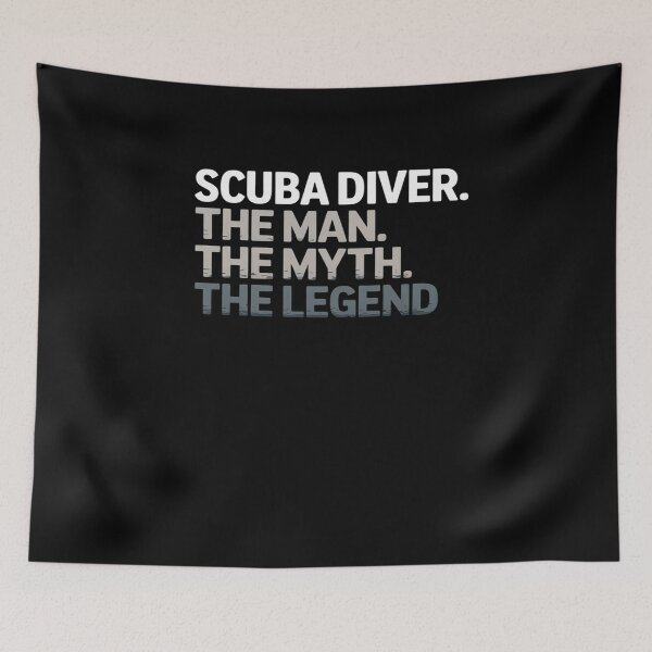 Item preview, Scuba Diver Diving The Man Myth Legend designed and sold by HaileyRobel.