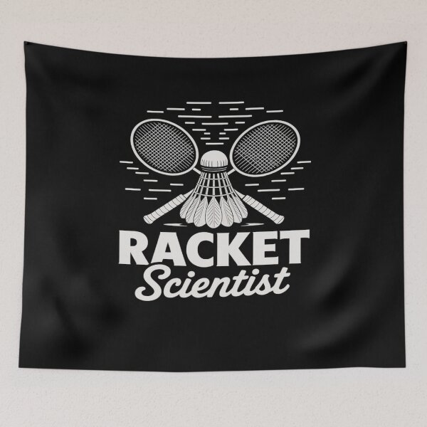 Item preview, Racket Scientist - Badminton Player designed and sold by marcusry.