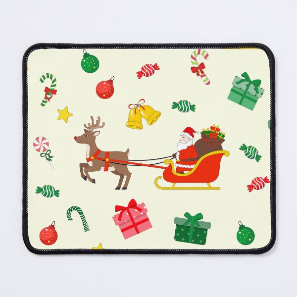 Item preview, Santa and Reindeer in Christmas Gifts Delivery Theme designed and sold by JohanaStyle.