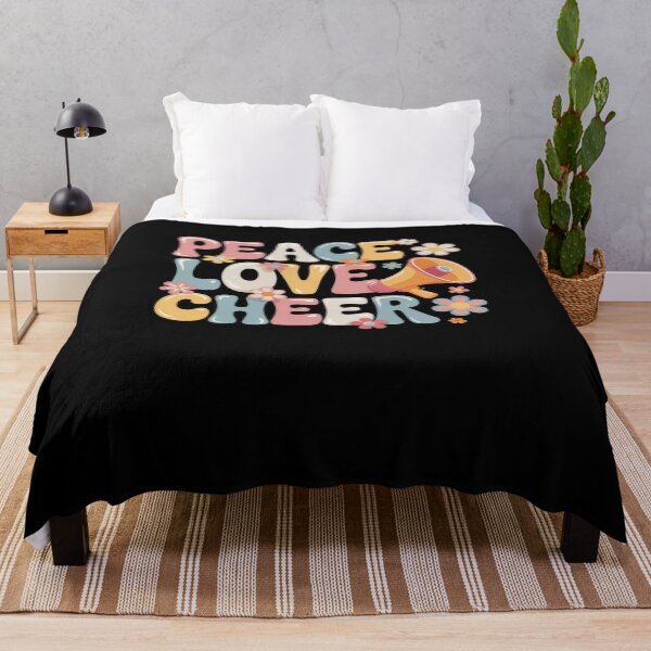 Item preview, Peace Love Cheer Cheerleader Cheerleading designed and sold by khorbiasieno.