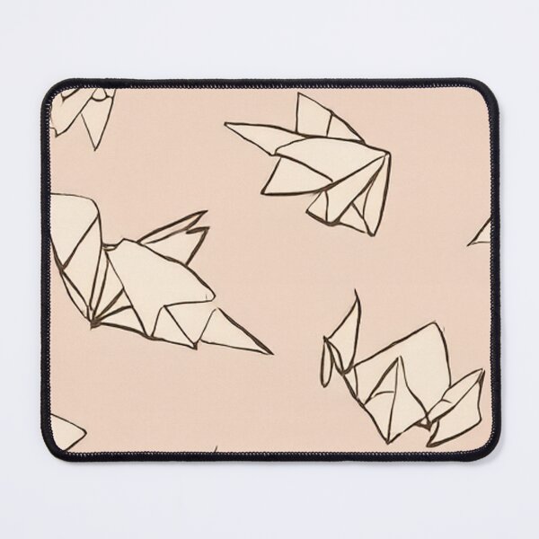 Item preview, Minimal Origami Birds Pattern on Beige designed and sold by SassyArtistry.