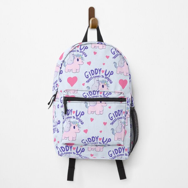 Item preview, Cute Cat Riding Unicorn - Giddy Up, There’s Chaos to Spread designed and sold by Jess.a.creates.