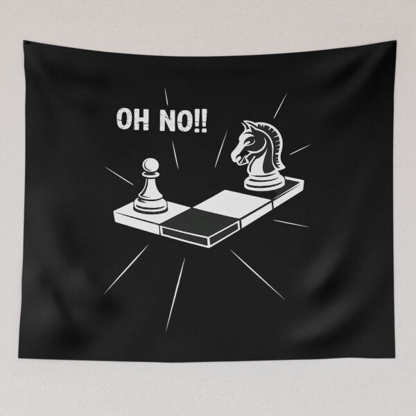 Item preview, Oh No Springer Funny Chess Player Chess designed and sold by HaileyRobel.