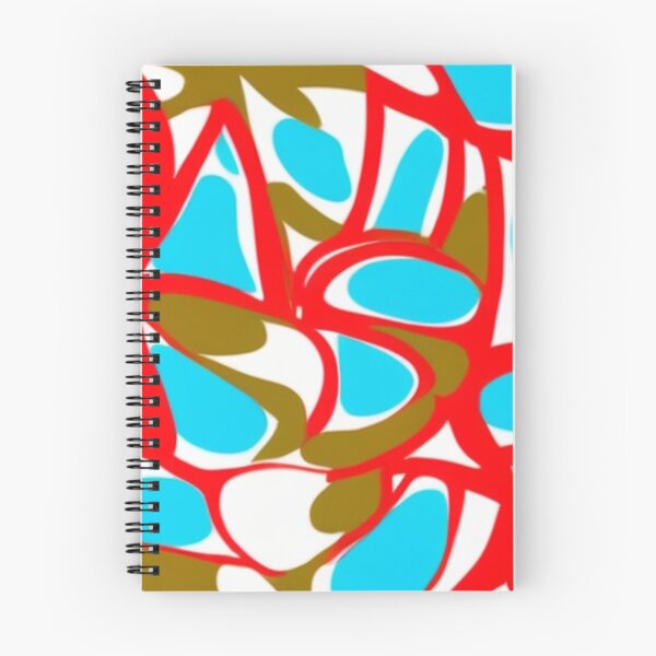 Item preview, Red Blue and Olive Abstract Pattern designed and sold by SassyArtistry.