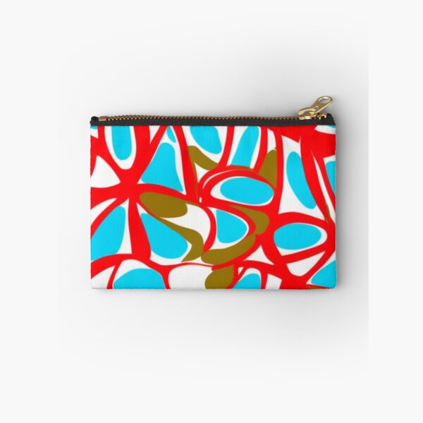 Item preview, Red Blue and Olive Abstract Pattern designed and sold by SassyArtistry.