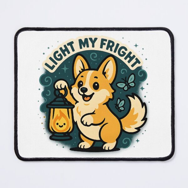 Item preview, Light My Fright — Corgi Lantern Guide designed and sold by Cheerioza.