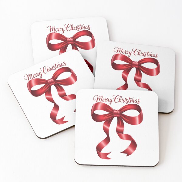 Item preview, Merry Christmas Red Coquette Bow designed and sold by ValerieRodrigue.